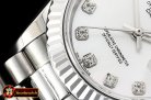 Rolex DateJust Ladies 28mm Pres Flt SS/SS Wht/Diam BP A2671