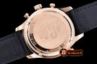 IWC0333B - Portuguese Chronograph Rattrapante RG/LE Blue A7750