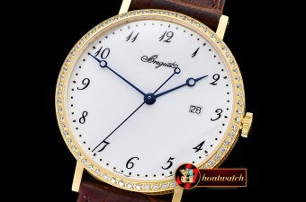 Replica Breguet Classique 5177 YG/LE Diams White A2892