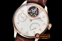 IWC Portuguese Tourbillon IW5046 RG/LE White ZF Tourb