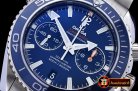 Omega Planet Ocean 45mm Chrono TI/TI Blue BP A7750 Mod9300