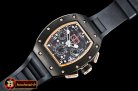 Richard Mille RM011 Felipe Massa LE DLC/RG/VRU Blk/Org A7750