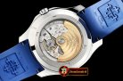Patek Philippe Aquanaut Ref.5167 SS/RU Blue/Num PF Asia 2824 Mod