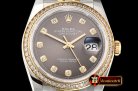 Rolex DateJust 36mm Jub Diams YG/SS Grey/Diams BP A2813