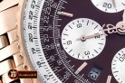 Replica Breitling Navitimer RG/RG Brown Asia 7750 Mod