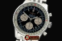 Replica Breitling Navitimer SS/SS Black Sticks 7750