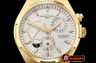VACH. CONSTANTINE Overseas Dual Time Power Reserve YG/YG Wht TWA A1222