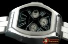 Replica Cartier XXL Roadster Chrono SS/SS Black 7753