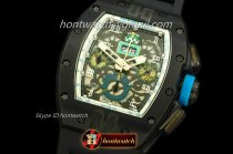 RM017 - Lemans Classic Carbon PVD/RU Asian 7750 28800bph