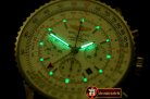 BSW0287A - Navitimer GMT SS/LE White A-7750