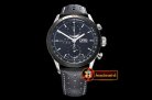 Oris Calobra Chronograph Ltd Ed PVD/SS/LE Blk Jap Qtz