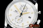 IWC Portugieser Chronograph Classic SS/LE Wht/G YLF A7750