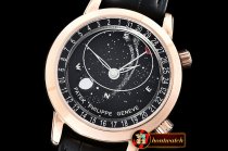 PP0277B - Celestial Sky Moon Date RG/LE Black MY9015 Mod