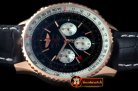 BSW0286B - Navitimer GMT RG/LE Black A-7750