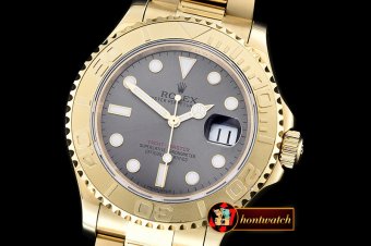 High Quailty Replica Rolex YachtMaster Ref.116628 YG/YG Grey BP