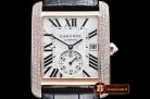 Replica Cartier Tank MC 1904 RG/LE Diams White JF Asia 23J