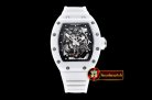 RM090F - RM055 Bubba Watson Tourbillon CER/VRU White Custom Movt