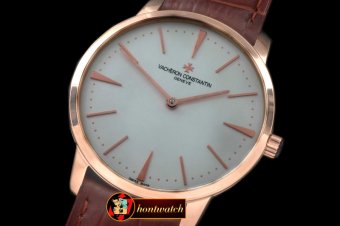 Replica Vach Constantine Patrimony RG/LE White Jap Miyota 9015