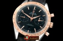 OMG0357B - Speedmaster Moon Watch SS/RG/LE Black Stick A-7750