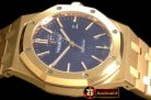 AP0310C - Royal Oak 15450 YG/YG Blue A3120 Decorated