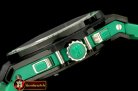 HUB0323G - Big Bang Pearl/ Sq Green Ruby All Black A-7750