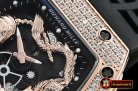 Richard Mille RM051-01 Tiger Diams RG/RU (Blk) KVF MY8215 Mod