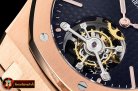 Audemars Piguet Royal Oak Extra Thin Tourb RG/RG Blue JF Flying Tourb