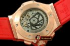 HUB0322A - Big Bang Pearl RG/Sq Red Ruby White A-7750