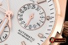 VACH. CONSTANTINE Overseas Dual Time Power Reserve RG/RG Wht TWA A1222