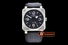 Bell & Ross BR03-92 42mm SS/RU Black/White V2 Miyota 9015