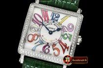 Franck Muller Master Sq 6002 Midsize SS/LE Grn Crazy GF - Swiss Qtz