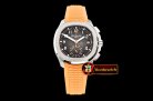 Patek Philippe Aquanaut Chronograph 5968A SS/RU (Org) Grey YLF A7750