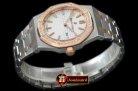 AP0305A - Royal Oak Ladies SS/RG White S-Qtz