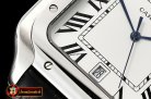 Cartier Santos De Cartier 2018 Mens SS/LE (Blk) Wht Swiss Qtz