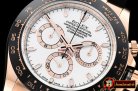 Rolex Daytona 116515 CER/RG/RU Wht/Stk ARF V2 A4130 Mod