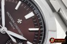 VACH. CONSTANTINE Overseas Chronograph SS/SS Brown Asia 7750 Mod 5200