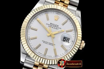 Rolex Datejust II DJ2 41mm Jub Flt Wrap 904L YG/SS Wht Stk GMF A2836