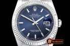 Rolex Datejust Man DJ 36mm Oyst Flt 904L SS/SS Blue/Stk ARF A3135 Mod