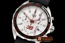 Tag Heuer Tag F1 Aston Martin "33" SS/RU Blk (Blk) White VK Qtz
