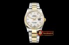 Rolex Datejust DJ 36mm Oyst Flt YG/SS White MOP Diams BP A3135 M