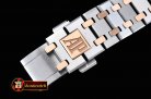Audemars Piguet Royal Oak Ladies 33mm Diams RG/SS Wht JF Swiss Q