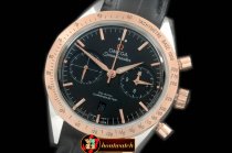 OMG0373B - Speedmaster Moon Watch SS/RG/LE Black Stick A-7750