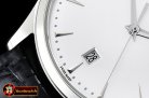 Jaeger Le Coultre Master Ultra Thin Date SS/LE White ZF 1:1 MY9015 Mod