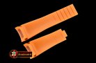Rolex Rubber B Orange Vulcanized Strap For Sports Rolex