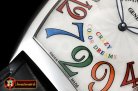 Franck Muller Crazy Hours Curvex Mens SS/LE White/Colors Asia 21J Mod