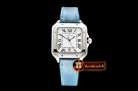 Cartier Santos D Cartier 2018 Ladies SS/LE (Blue)Wht Swiss Qtz