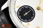 IWC Portuguese Hand-Wound Ref.IW5454 SS/LE Wht/Blk A6497