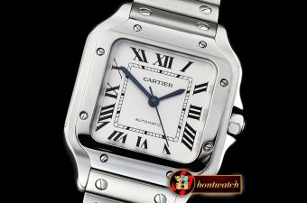 Cartier Santos De Cartier 2018 Midsize SS/SS Wht GF Ult MY9015