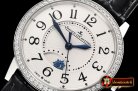 Jaeger Le Coultre Master Ultra Thin Moon Ladies SS/LE White ZF MY9015 Mod