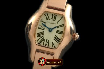 CAR0336B - Tortue De Cartier RG/RG White Swiss Quartz